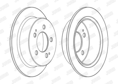 Диск гальмівний - Jurid 562775JC