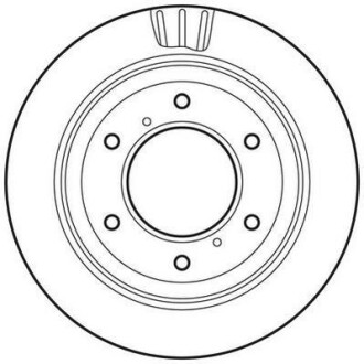 Диск гальмівний - (230778, MR418067) Jurid 562777JC