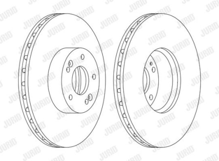 Диск гальмівний - Jurid 562778JC-1
