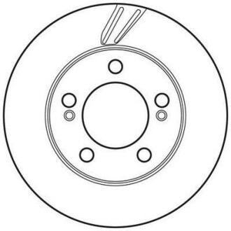 Диск гальмівний - (4144109000, 4144109100, 4144109110) Jurid 562785JC