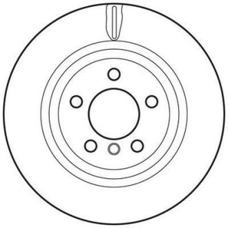 Тормозной диск - (34206886482, 34206868936, 34206790362) Jurid 562793JC