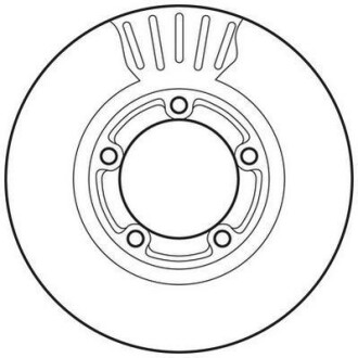 Диск гальмівний - Jurid 562800JC