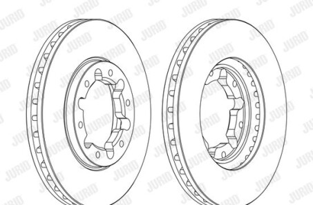 Диск гальмівної - Jurid 562809JC1