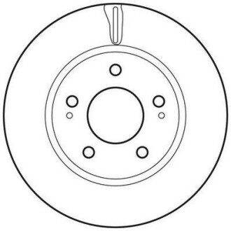 Диск гальмівний - (5105513AA, MN116329, MN116330) Jurid 562820JC