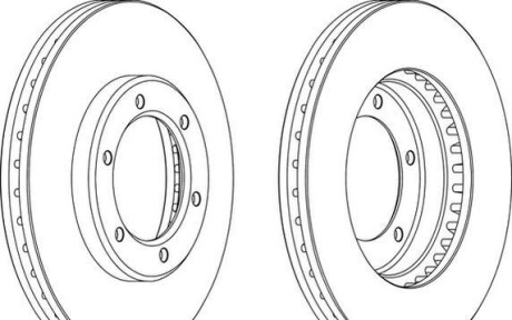 Фото 2 - Тормозной диск Jurid 562838JC