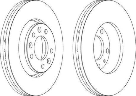 Фото 2 - Тормозной диск Jurid 562839JC