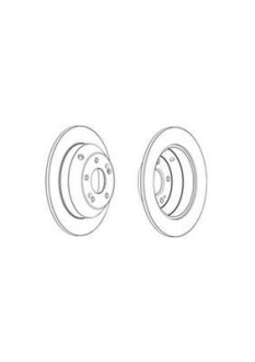 Фото 2 - Гальмівний диск Jurid 562842JC