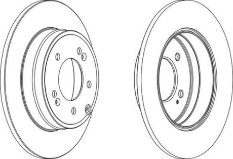 Фото 2 - Гальмівний диск Jurid 562849JC
