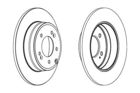 Диск гальмівний - Jurid 562849JC