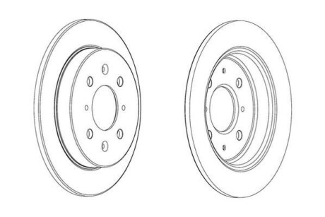 Тормозной диск - Jurid 562851JC