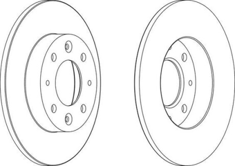 Фото 2 - Гальмівний диск Jurid 562865JC