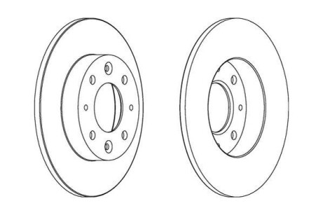 Диск гальмівний - Jurid 562865JC