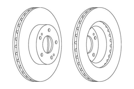 Диск гальмівний - Jurid 562873JC