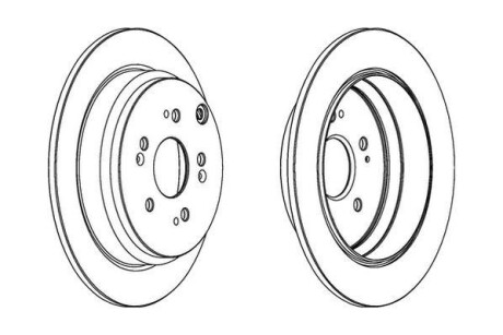 Диск гальмівний - Jurid 562884JC