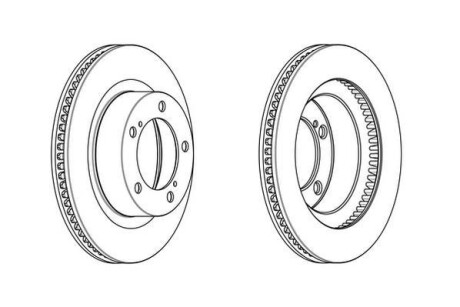 Диск гальмівний - Jurid 562887JC-1