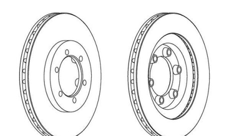 Тормозной диск - Jurid 562904JC
