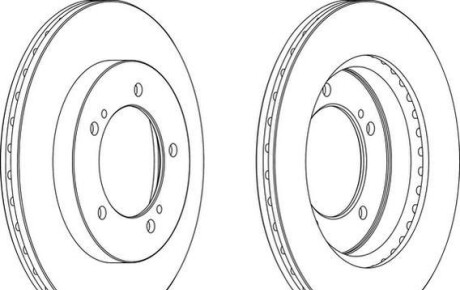 Фото 2 - Тормозной диск Jurid 562906JC