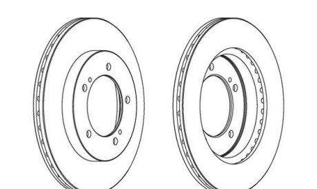 Тормозной диск - Jurid 562906JC