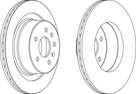 Фото 2 - Гальмівний диск Jurid 562909JC