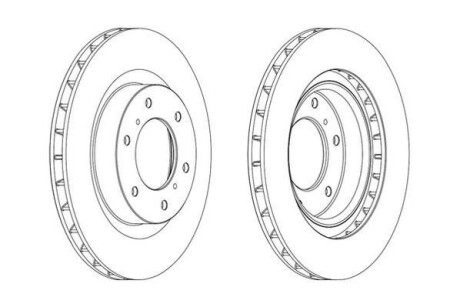 Диск гальмівний - Jurid 562913JC