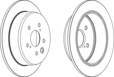 Фото 2 - Тормозной диск Jurid 562920JC