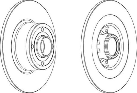 Фото 2 - Тормозной диск Jurid 562935JC-1