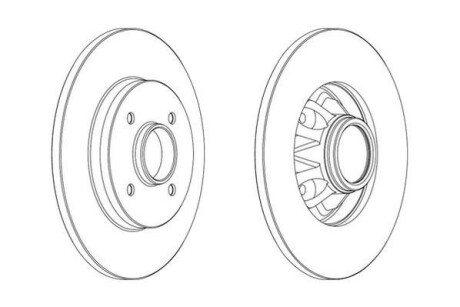 Диск гальмівний - Jurid 562937JC-1