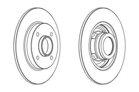 Диск гальмівний - Jurid 562938JC-1