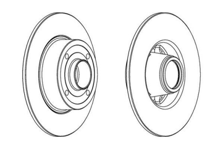 Диск гальмівний - Jurid 562939JC-1