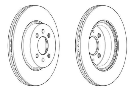 Диск гальмівний - (517121W050, 51712C8500) Jurid 562944JC