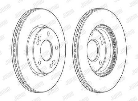 Диск гальмівний - Jurid 562986JC