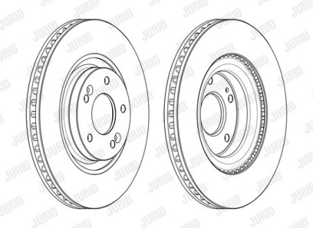 Диск гальмівний - Jurid 562987JC