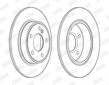 Диск гальмівний - Jurid 562995JC