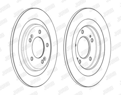 Диск гальмівний - Jurid 563000JC
