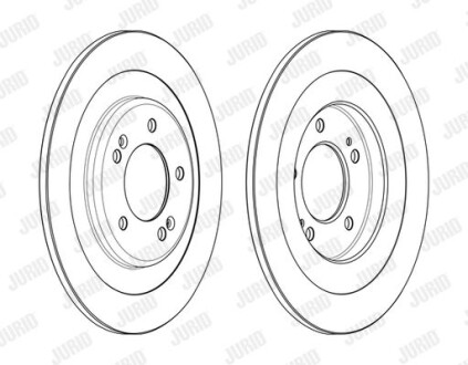 Диск гальмівний - Jurid 563001JC