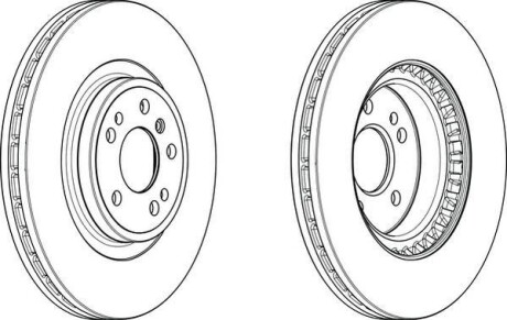 Фото 2 - Тормозной диск Jurid 563002JC-1