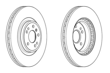 Диск гальмівний - Jurid 563002JC-1
