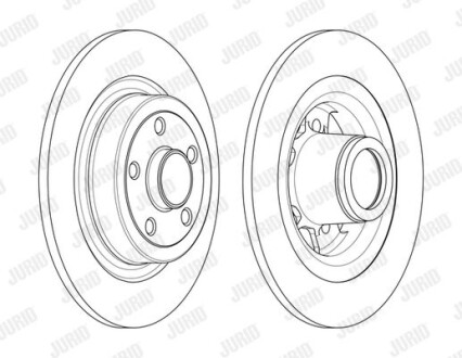 Диск гальмівний - Jurid 563003J-1