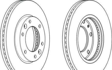 Фото 2 - Гальмівний диск Jurid 563006JC