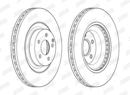 Диск гальмівний - Jurid 563012JC-1