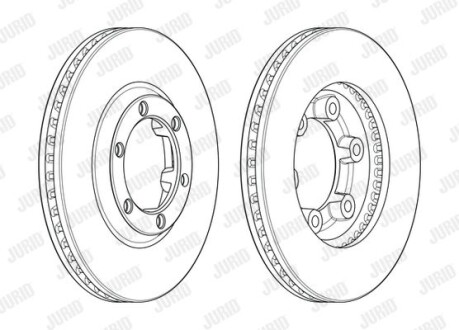 Диск гальмівний - Jurid 563013JC