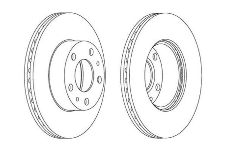 Диск гальмівний - Jurid 563018J