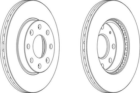 Фото 2 - Тормозной диск Jurid 563019JC