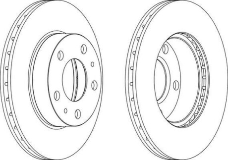 Фото 2 - Гальмівний диск Jurid 563021J