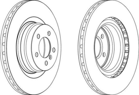 Фото 2 - Тормозной диск Jurid 563022JC-1 (563022JC1)