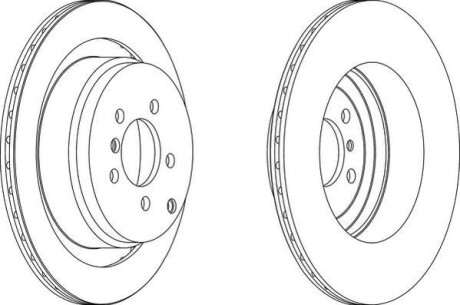 Фото 2 - Тормозной диск Jurid 563023JC-1 (563023JC1)