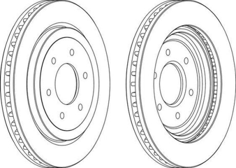 Фото 2 - Гальмівний диск Jurid 563024JC-1 (563024JC1)