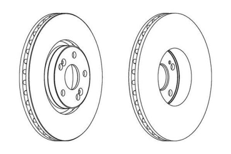 Диск гальмівний - Jurid 563025JC-1