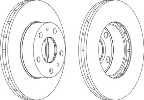 Фото 2 - Тормозной диск Jurid 563026J
