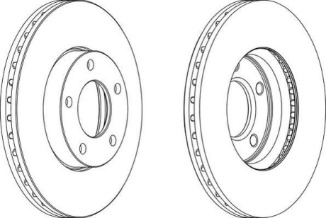 Фото 2 - Тормозной диск Jurid 563028JC